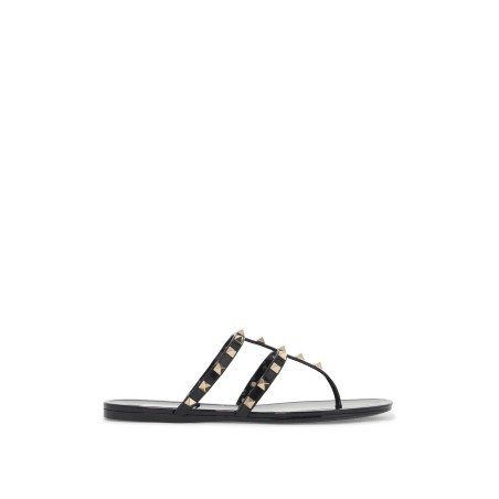 rockstud pvc thong sandals