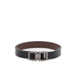 reversible gancini buckle belt