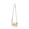 leather lizard print diamond shoulder bag