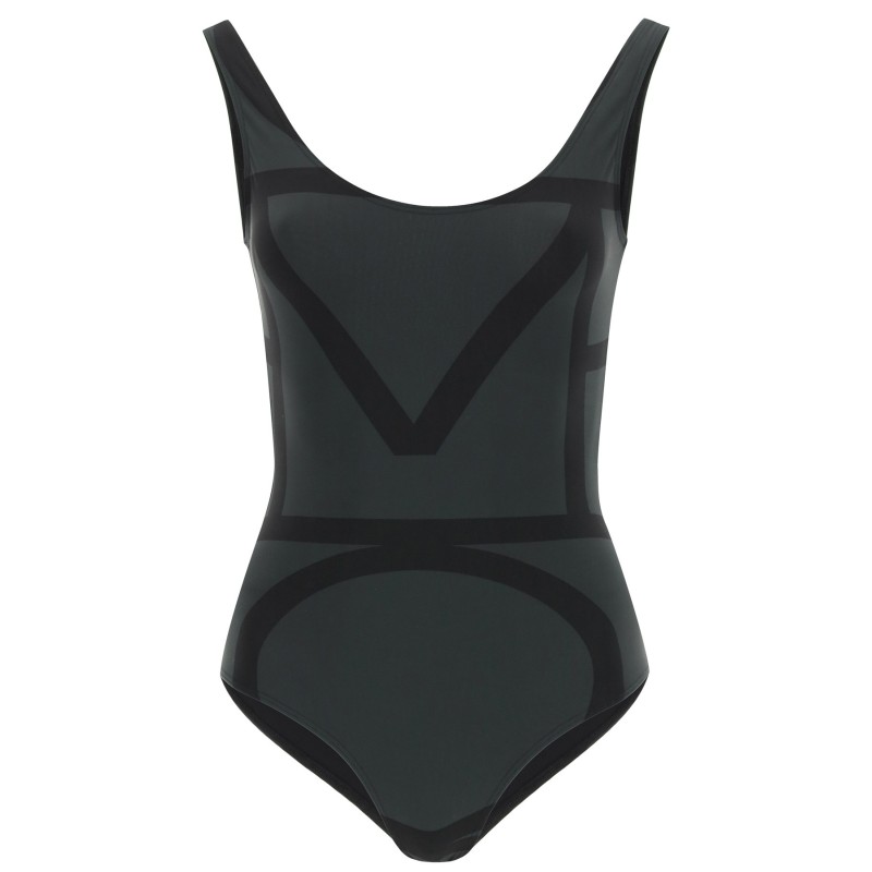 one piece monogram swimsuit