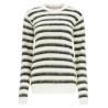 striped crewneck pullover