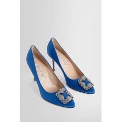 hangisi 90 satin jewel buckle pumps