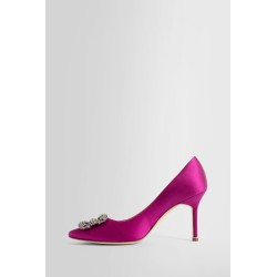 hangisi 90 satin jewel buckle pumps