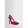 hangisi 105 satin jewel buckle pumps