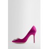 hangisi 105 satin jewel buckle pumps