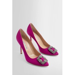 hangisi 105 satin jewel buckle pumps