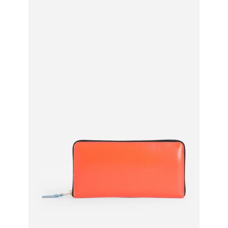 super fluo leather line wallet