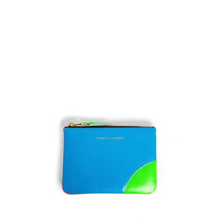 super fluo classic leather line wallet