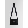 nylon and saffiano leather shoulder bag