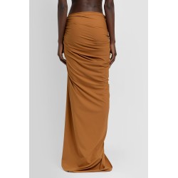 draped asymmetric skirt