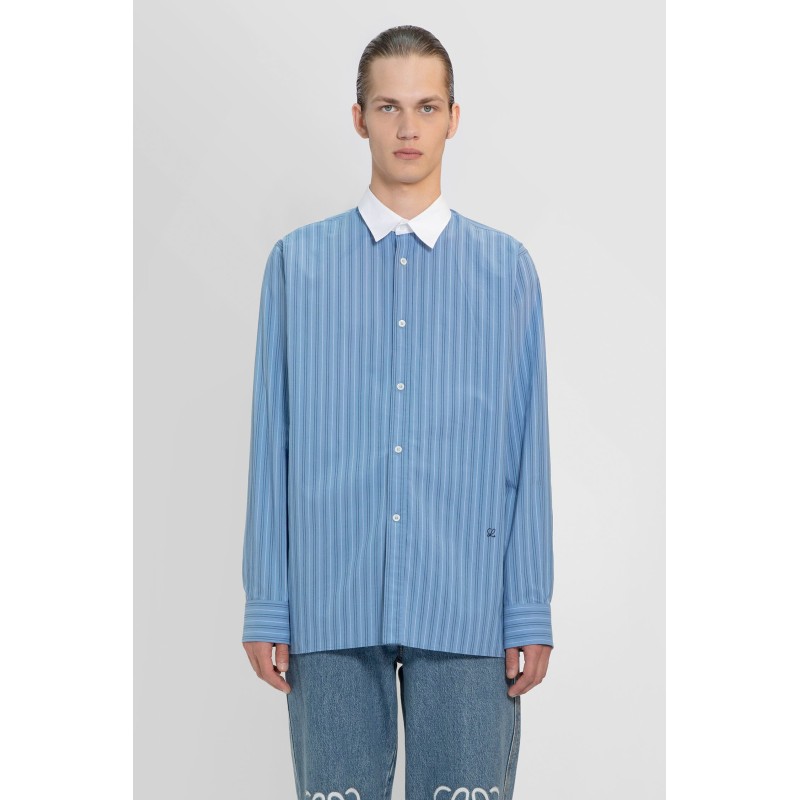 pinstripe shirt in cotton