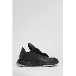 wayne puffer leather low-top sneakers