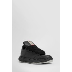 wayne puffer leather low-top sneakers