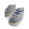 check knit box sneakers