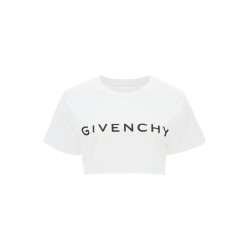 cropped logo t-shirt