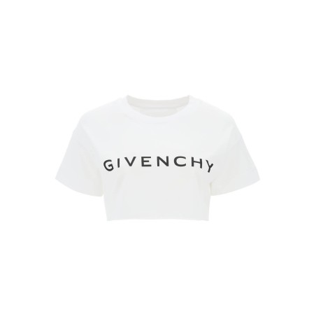 cropped logo t-shirt