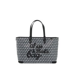 i am a plastic bag zipped motif tote bag