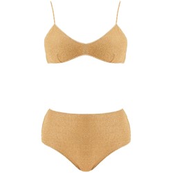 high-waisted lumière bikini set