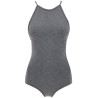 halter neck one-piece swims