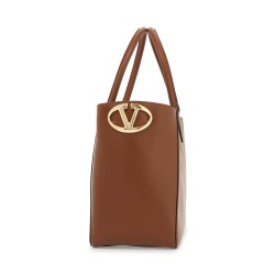 nappa calfskin vlogo side tote bag