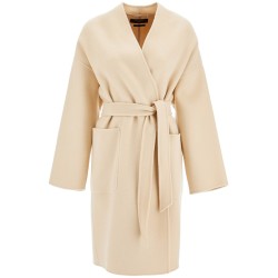 eris midi wrap coat with robe