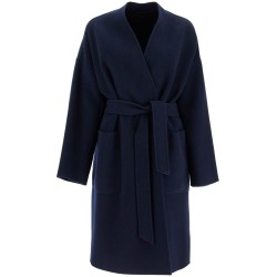 eris midi wrap coat with robe