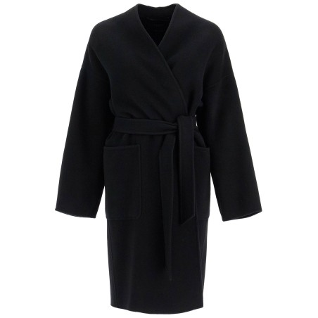 eris midi wrap coat with robe