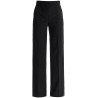 flared wool stretch pants