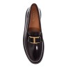 t timeless leather loafers