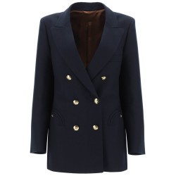 everynight alcanara double-breasted blazer