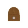 beanie hat with logo patch