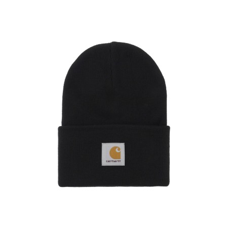 beanie hat with logo patch