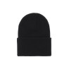 beanie hat with logo patch