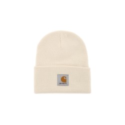 beanie hat with logo patch