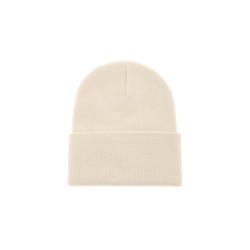 beanie hat with logo patch