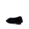 shearling ballet flats