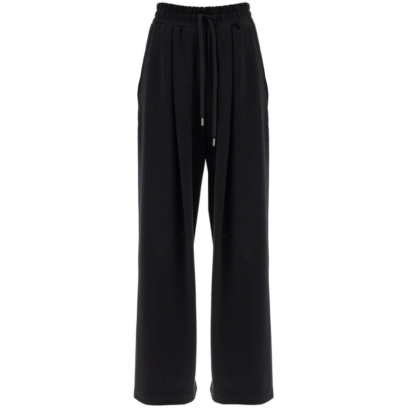 wide jersey pants for comfortable fit