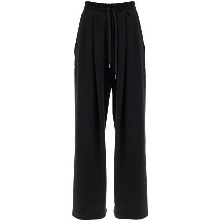 wide jersey pants for comfortable fit