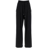 wide jersey pants for comfortable fit