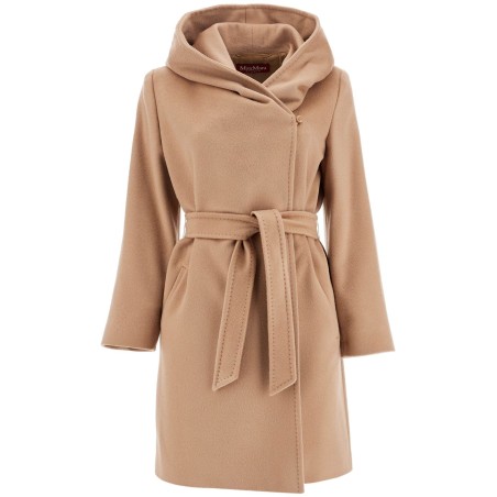 wool coat with hooded c