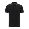 slim fit piqué polo shirt with tipped