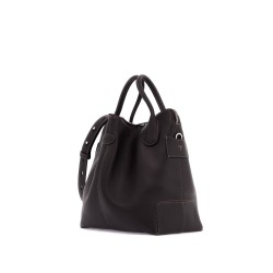 leather medium-sized swing bag for women