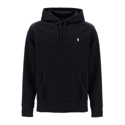 hooded sweatshirt with embroidered pony