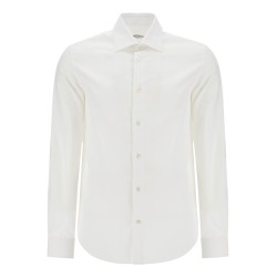 slim fit twill shirt for men