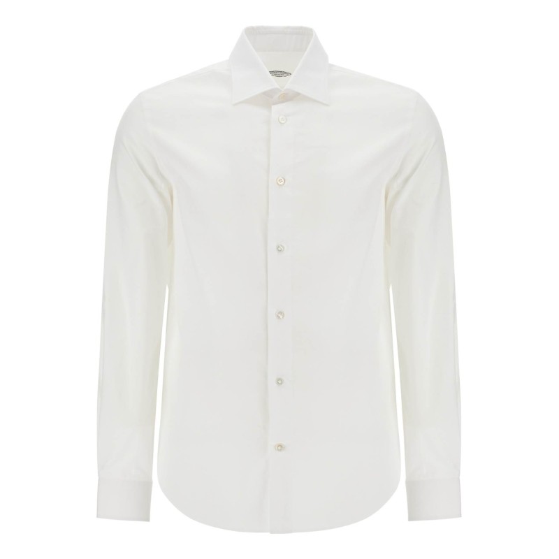 slim fit twill shirt for men