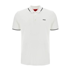 slim fit piqué polo shirt