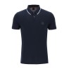 slim fit piqué polo shirt with tipped