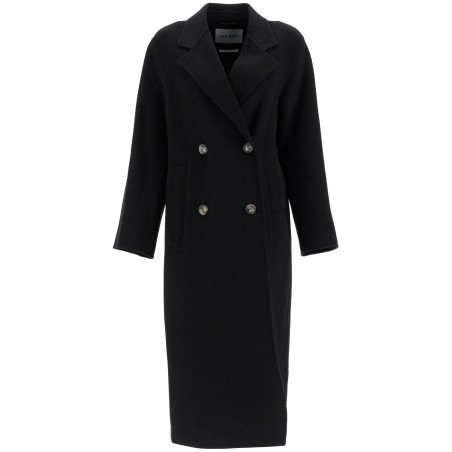 clara double-breasted wool coat