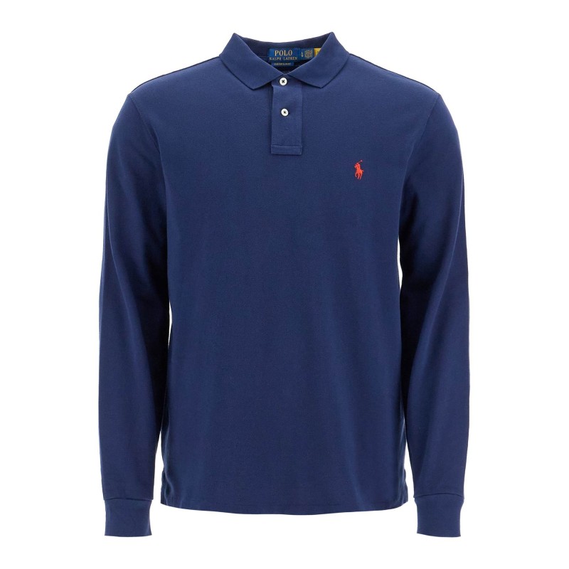 long-sleeved polo shirt