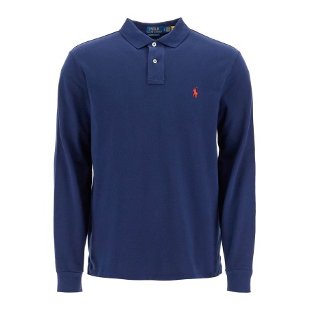 long-sleeved polo shirt